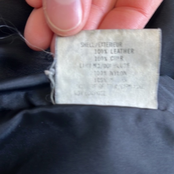 Vintage 100% leather jacket - Picture 3 of 9